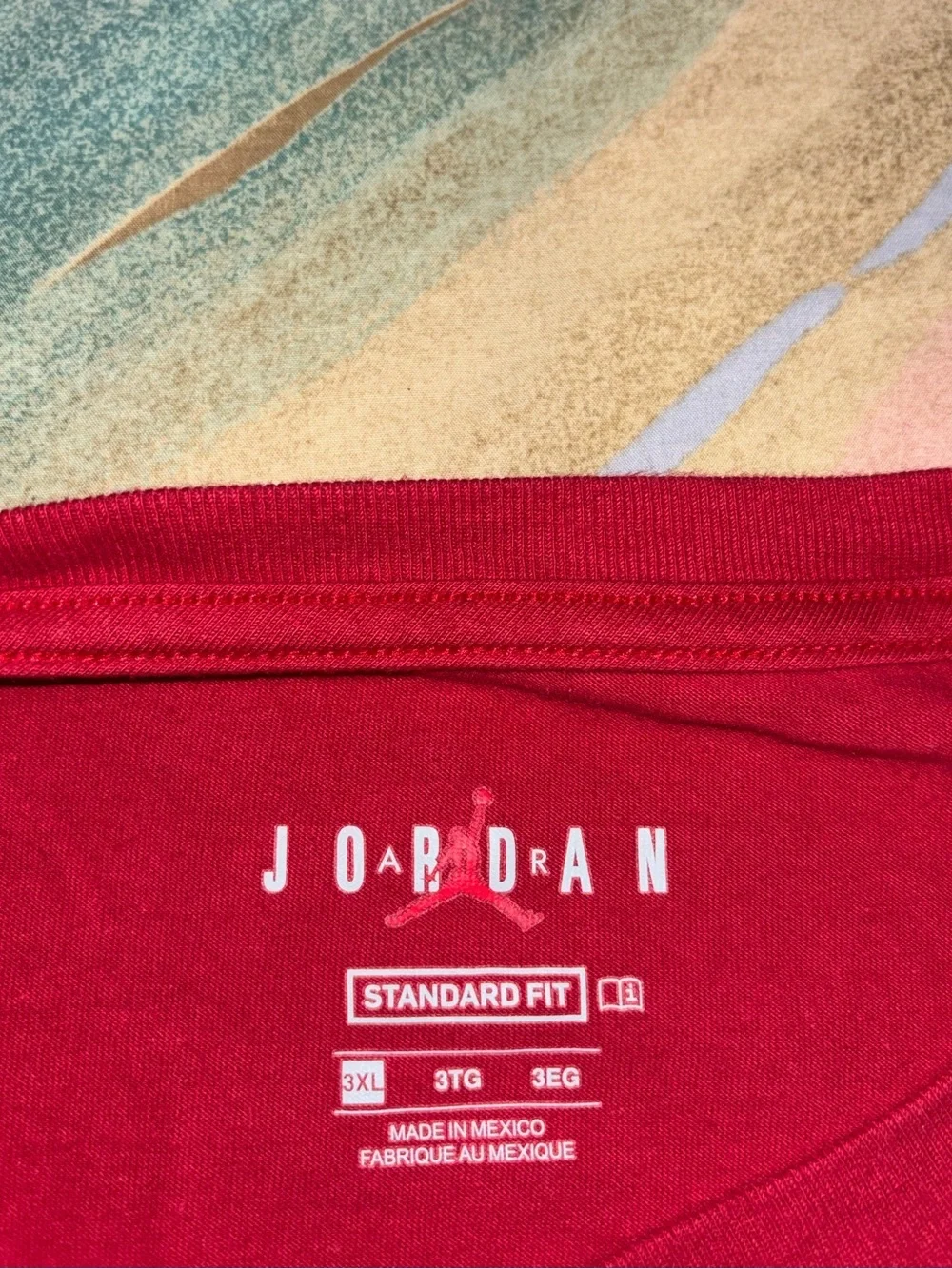 JORDAN AIR JUMPMAN TEE red retro short sleeve tee shirt size 3XL